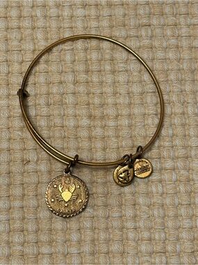 Alex and Ani Gold-Tone Cancer Zodiac Charm Bracelet